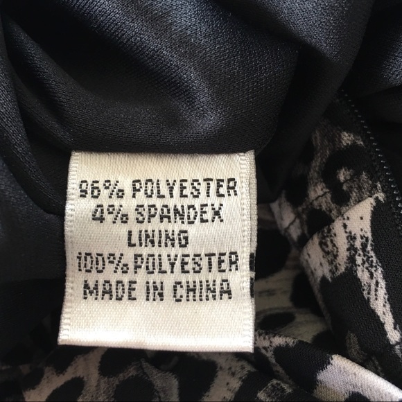 CACHE Leopard Print Rouched Textured Halter Dress - Picture 10 of 10